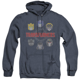 Transformers Robo Halo - Heather Pullover Hoodie Heather Pullover Hoodie Transformers   