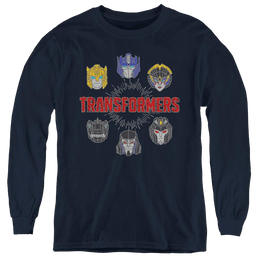 Transformers Robo Halo - Youth Long Sleeve T-Shirt Youth Long Sleeve T-Shirt Transformers   