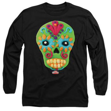 Play-doh Sugar Skull - Men's Long Sleeve T-Shirt Men's Long Sleeve T-Shirt Play-doh   