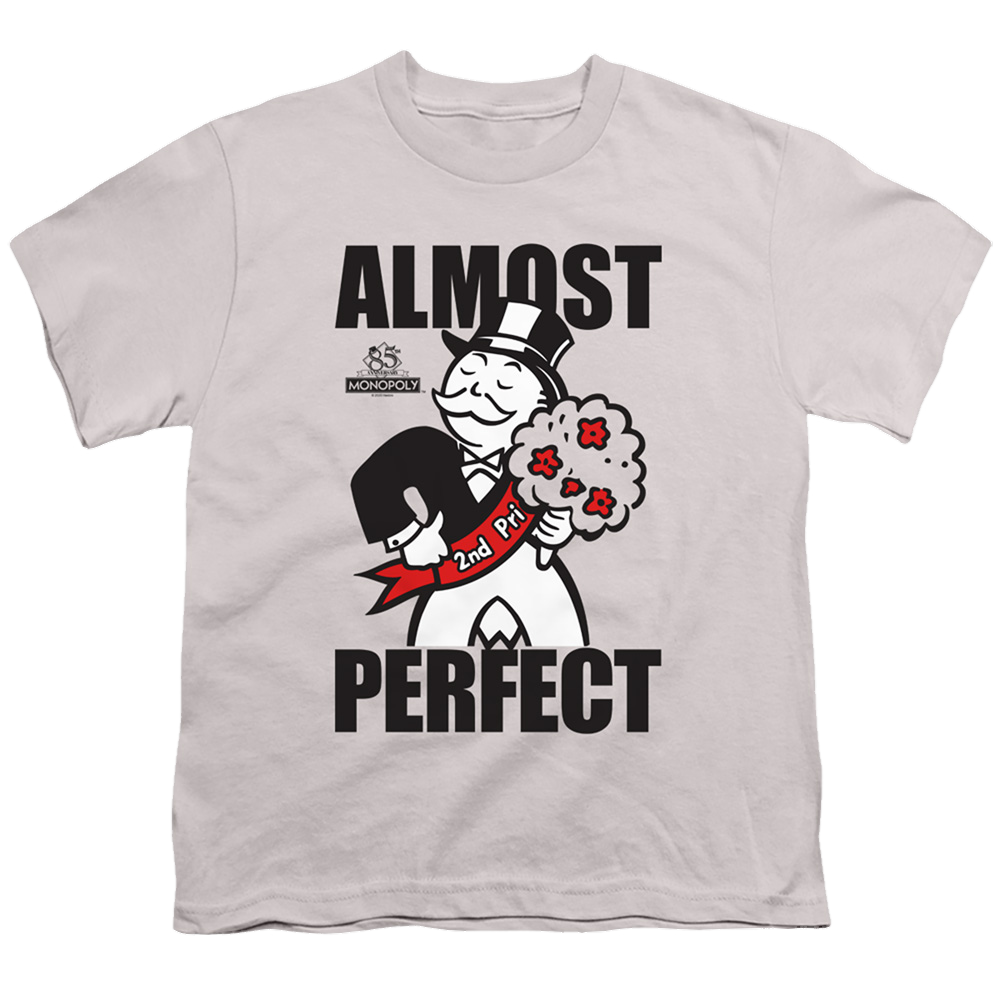Monopoly Almost Perfect - Youth T-Shirt Youth T-Shirt (Ages 8-12) Monopoly   