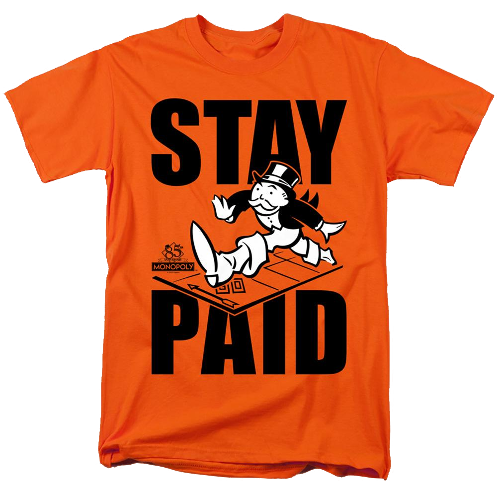 Monopoly Stay Paid - Men's Regular Fit T-Shirt Men's Regular Fit T-Shirt Monopoly   