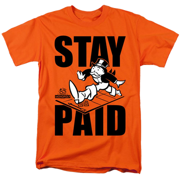 Monopoly Stay Paid - Men's Regular Fit T-Shirt Men's Regular Fit T-Shirt Monopoly   