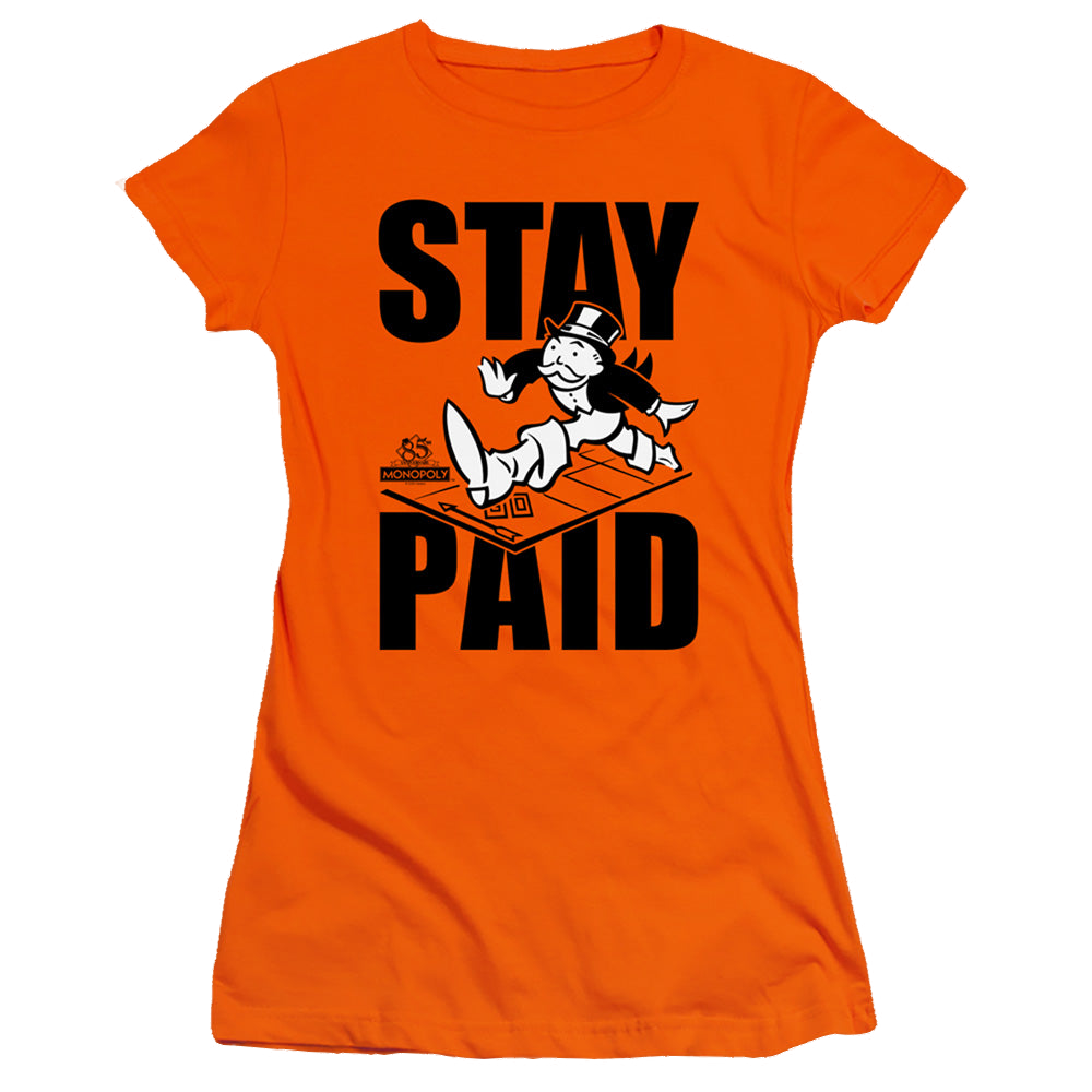 Hasbro Stay Paid - Juniors T-Shirt Juniors T-Shirt Monopoly   