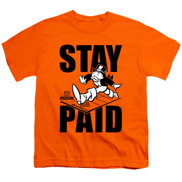 Monopoly Stay Paid - Youth T-Shirt Youth T-Shirt (Ages 8-12) Monopoly   