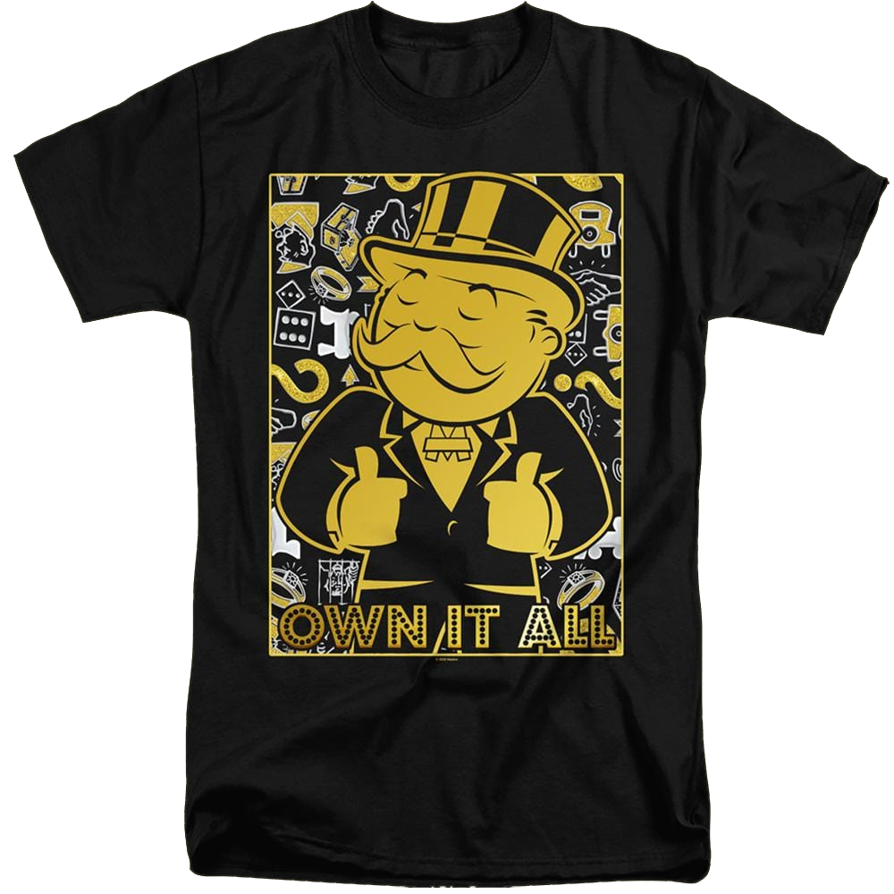Monopoly Own It All - Men's Tall Fit T-Shirt Men's Tall Fit T-Shirt Monopoly   