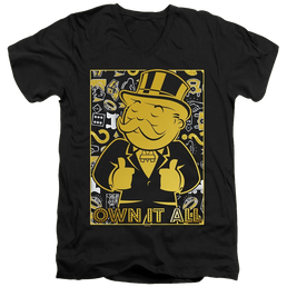 Monopoly Own It All - Men's V-Neck T-Shirt Men's V-Neck T-Shirt Monopoly   