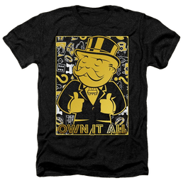 Monopoly Own It All - Men's Heather T-Shirt Men's Heather T-Shirt Monopoly   