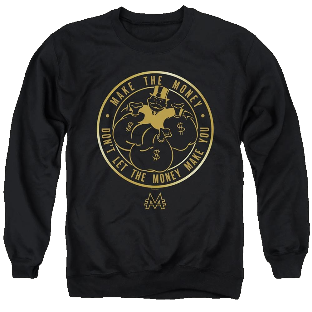 Monopoly Make The Money - Men's Crewneck Sweatshirt Men's Crewneck Sweatshirt Monopoly   