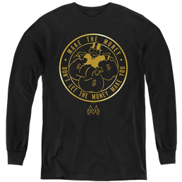 Monopoly Make The Money - Youth Long Sleeve T-Shirt Youth Long Sleeve T-Shirt Monopoly   