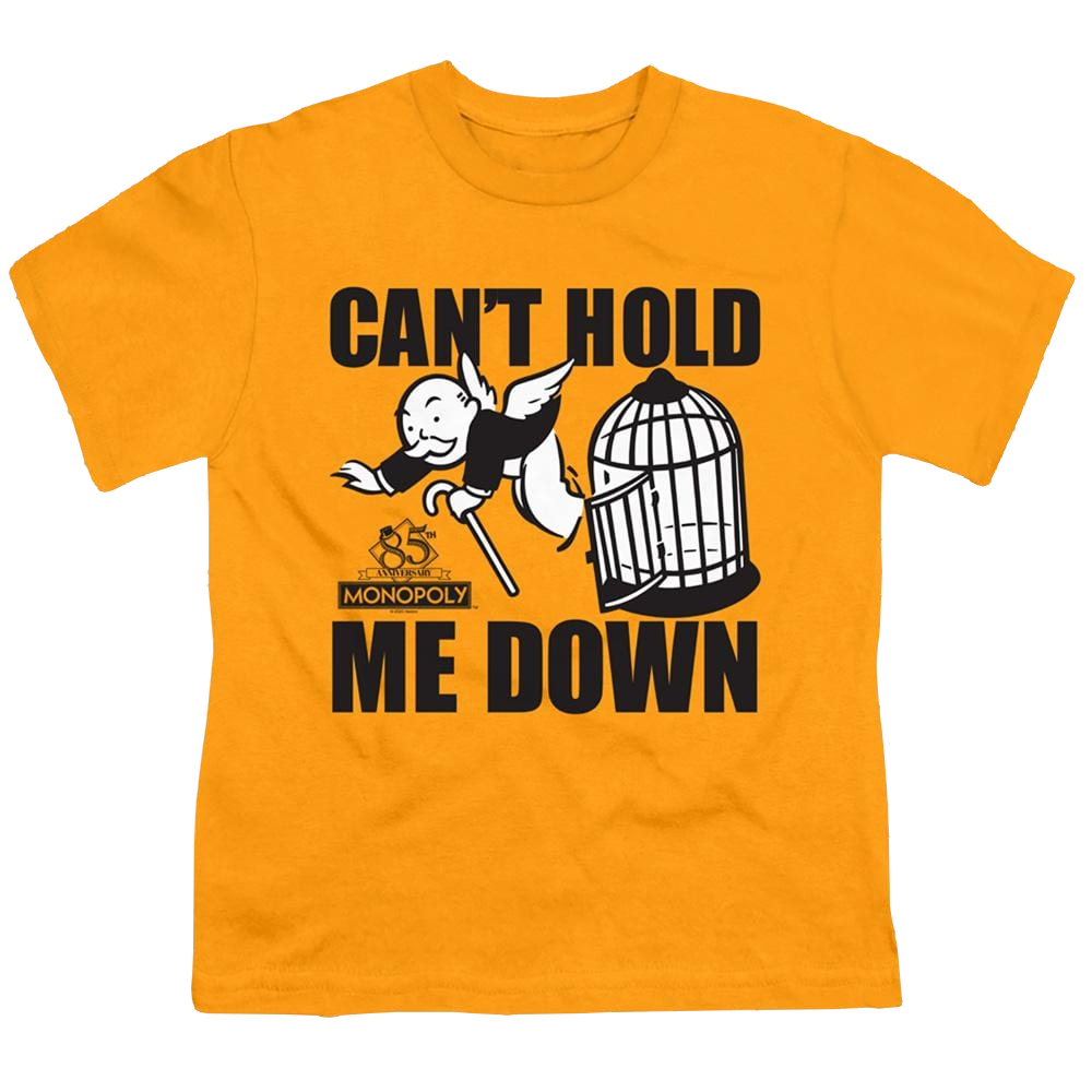Monopoly Cant Hold Me Down - Youth T-Shirt Youth T-Shirt (Ages 8-12) Monopoly   