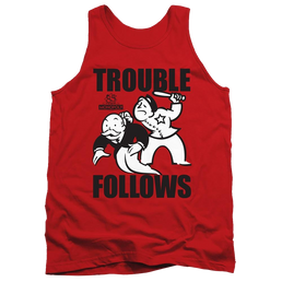 Monopoly Trouble Follows - Men's Tank Top Men's Tank Monopoly   