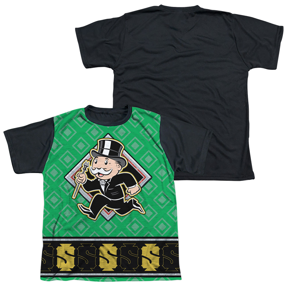 Hasbro Monopoly Jersey - Youth Black Back T-Shirt Youth Black Back T-Shirt (Ages 8-12) Monopoly   