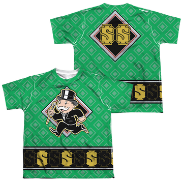 Hasbro Monopoly Jersey youth all-over print t-shirt for ages 8 to 12