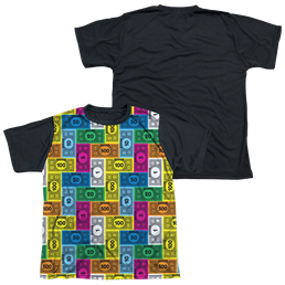 Monopoly Cash Rich - Youth Black Back T-Shirt Youth Black Back T-Shirt (Ages 8-12) Monopoly   
