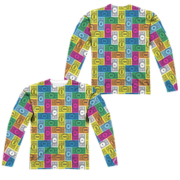 Hasbro Monopoly Cash Rich (Front/Back Print) - Men's All-Over Print Long Sleeve Men's All-Over Print Long Sleeve Monopoly   