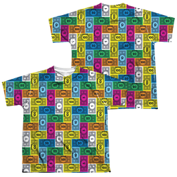 Monopoly Cash Rich (Front/Back Print) - Youth All-Over Print T-Shirt Youth All-Over Print T-Shirt (Ages 8-12) Monopoly   