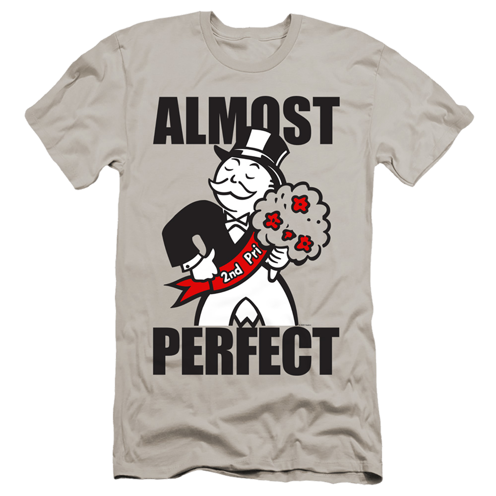 Monopoly Almost Perfect Evergreen - Men's Premium Slim Fit T-Shirt Men's Premium Slim Fit T-Shirt Monopoly   