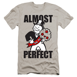 Monopoly Almost Perfect Evergreen - Men's Premium Slim Fit T-Shirt Men's Premium Slim Fit T-Shirt Monopoly   