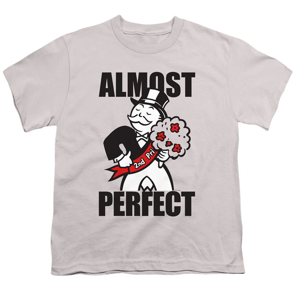 Monopoly Almost Perfect Evergreen - Youth T-Shirt Youth T-Shirt (Ages 8-12) Monopoly   
