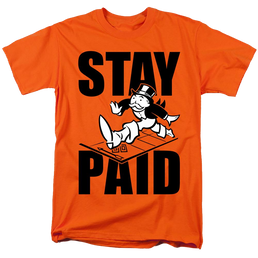 Monopoly Stay Paid Evergreen - Men's Regular Fit T-Shirt Men's Regular Fit T-Shirt Monopoly   