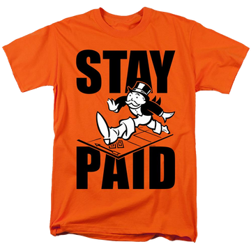 Monopoly Stay Paid Evergreen - Men's Regular Fit T-Shirt Men's Regular Fit T-Shirt Monopoly   