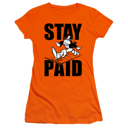 Hasbro Stay Paid Evergreen - Juniors T-Shirt Juniors T-Shirt Monopoly   