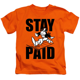 Monopoly Stay Paid Evergreen - Kid's T-Shirt Kid's T-Shirt (Ages 4-7) Monopoly   