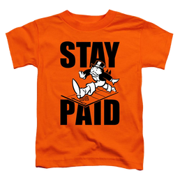 Monopoly Stay Paid Evergreen - Toddler T-Shirt Toddler T-Shirt Monopoly   