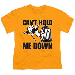Monopoly Cant Hold Me Down No Logo - Youth T-Shirt Youth T-Shirt (Ages 8-12) Monopoly   