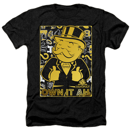 Monopoly Own It All - Men's Heather T-Shirt Men's Heather T-Shirt Monopoly   