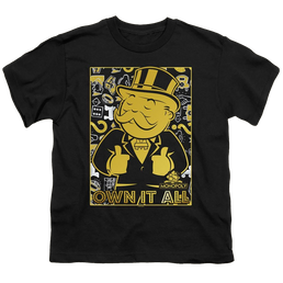 Monopoly Own It All - Youth T-Shirt Youth T-Shirt (Ages 8-12) Monopoly   