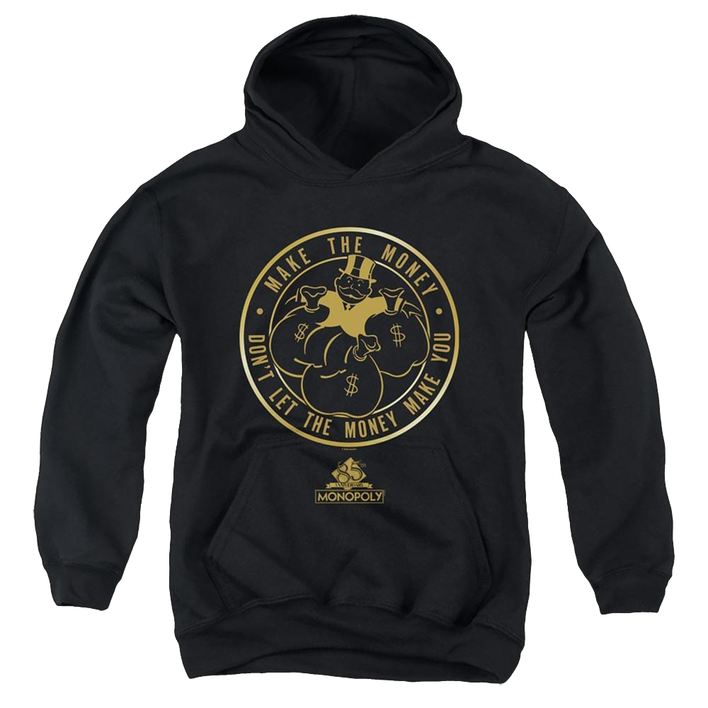 Monopoly Make The Money - Youth Hoodie Youth Hoodie (Ages 8-12) Monopoly   