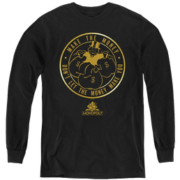 Monopoly Make The Money - Youth Long Sleeve T-Shirt Youth Long Sleeve T-Shirt Monopoly   