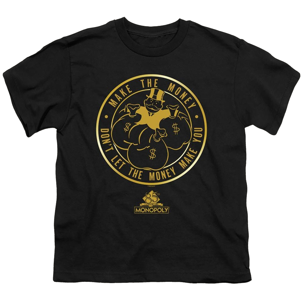 Monopoly Make The Money - Youth T-Shirt Youth T-Shirt (Ages 8-12) Monopoly   