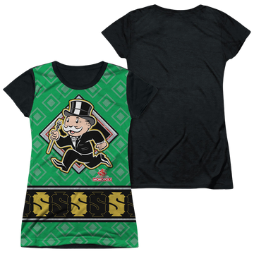 Hasbro Monopoly Jersey juniors black back t-shirt