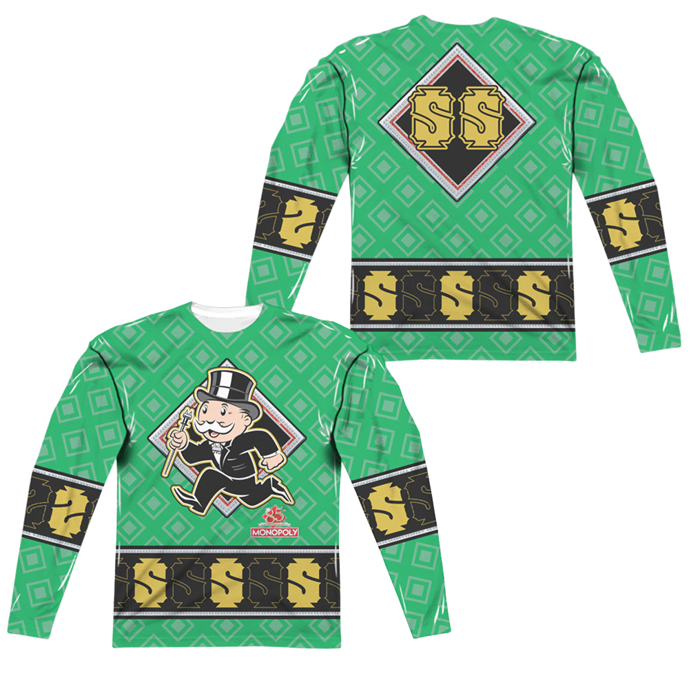 Hasbro Monopoly Jersey (Front/Back Print) - Men's All-Over Print Long Sleeve Men's All-Over Print Long Sleeve Monopoly   