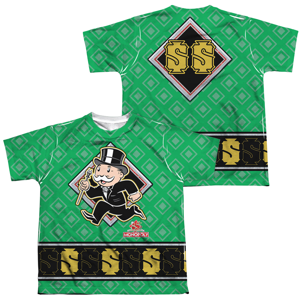 Hasbro Monopoly Jersey (Front/Back Print) - Youth All-Over Print T-Shirt Youth All-Over Print T-Shirt (Ages 8-12) Monopoly   