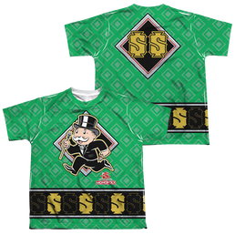 Hasbro Monopoly Jersey (Front/Back Print) - Youth All-Over Print T-Shirt Youth All-Over Print T-Shirt (Ages 8-12) Monopoly   