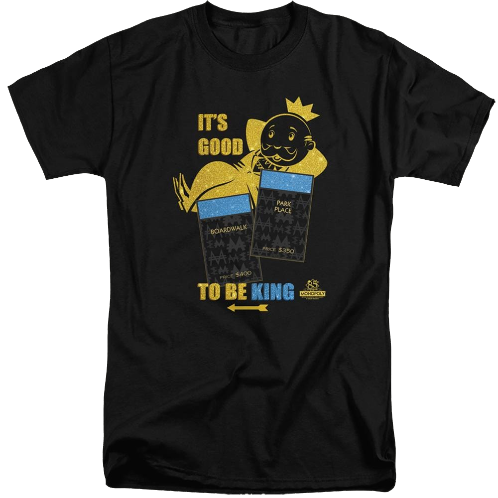 Monopoly Its Good To Be King - Men's Tall Fit T-Shirt Men's Tall Fit T-Shirt Monopoly   