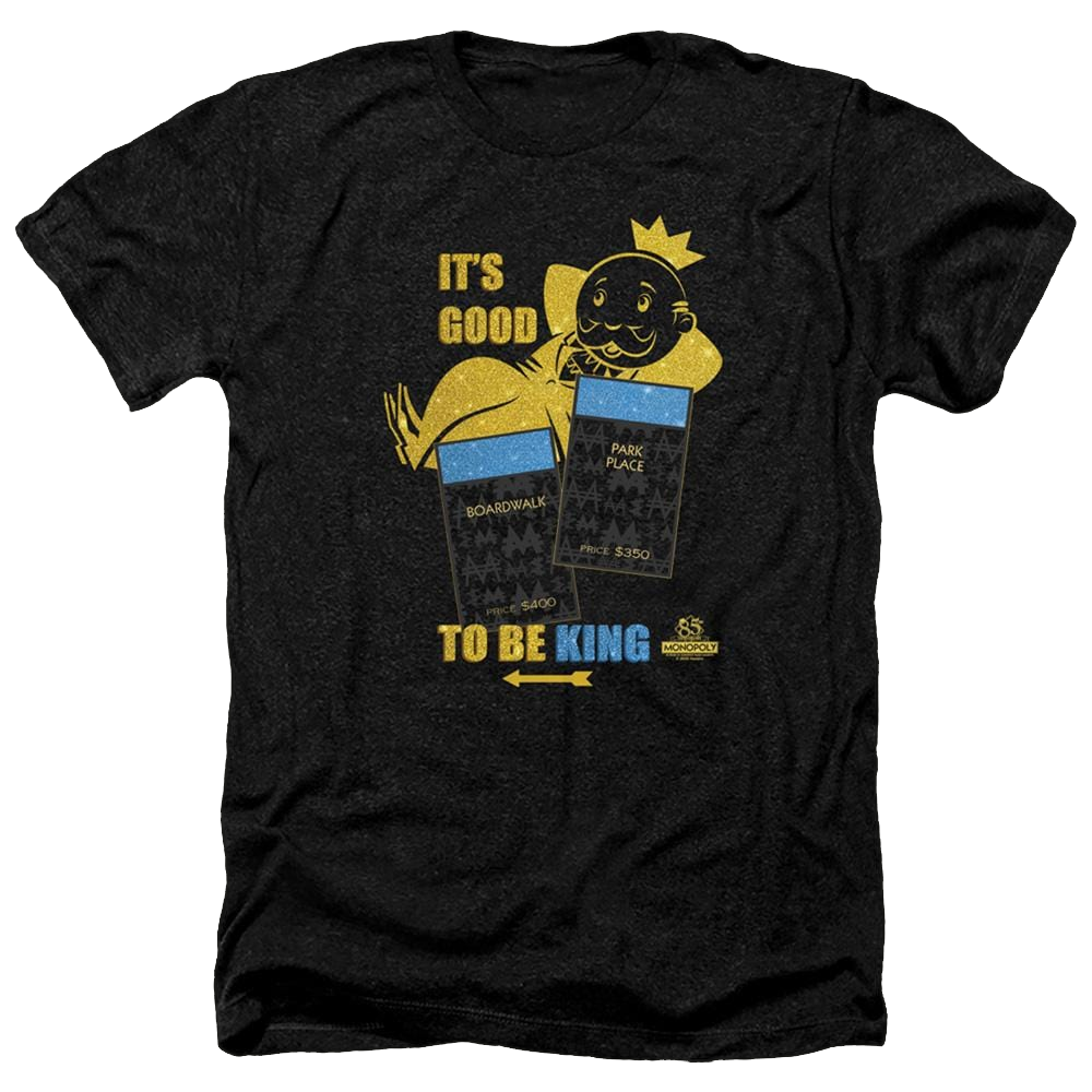 Monopoly Its Good To Be King - Men's Heather T-Shirt Men's Heather T-Shirt Monopoly   