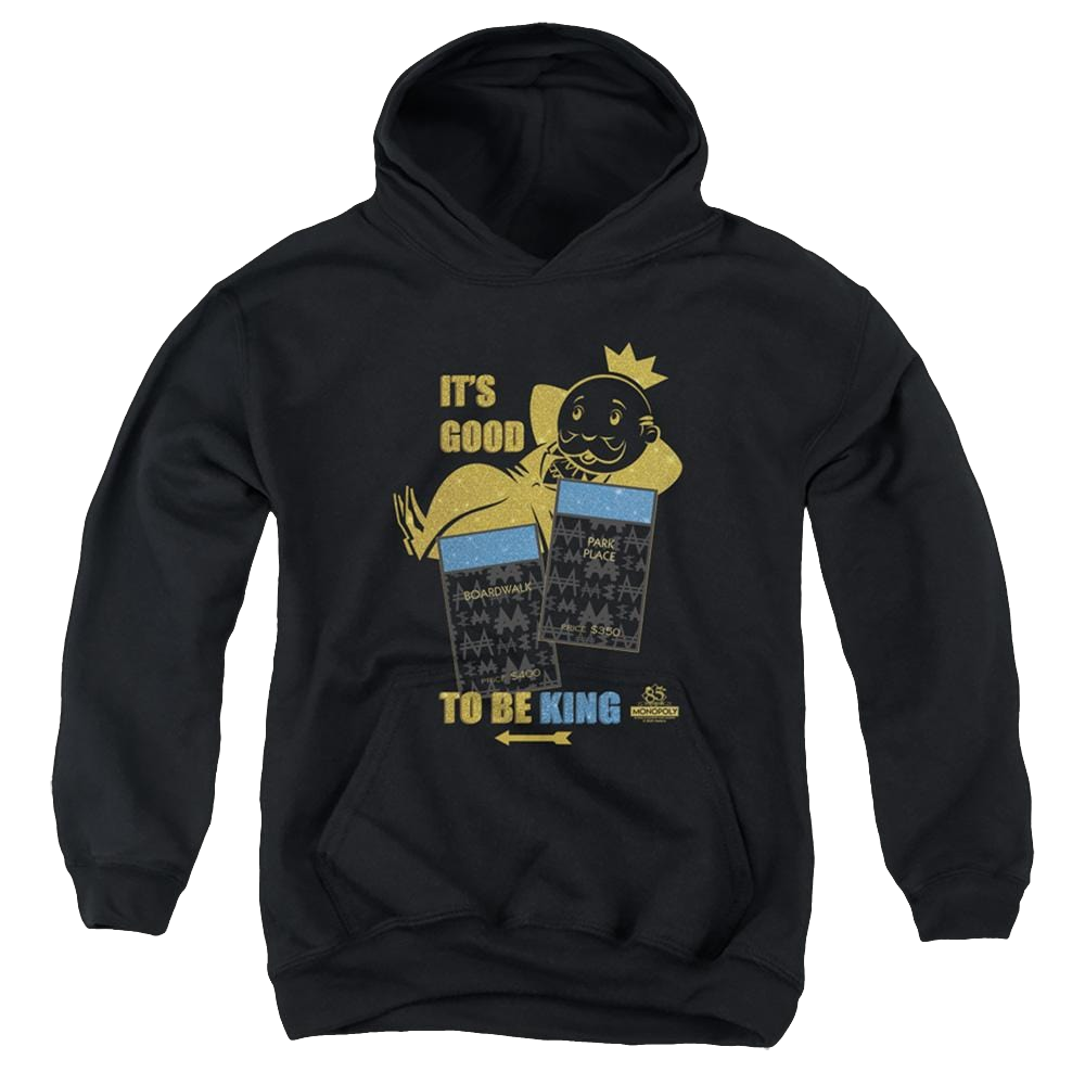 Monopoly It's Good To Be King - Youth Hoodie Youth Hoodie (Ages 8-12) Monopoly   