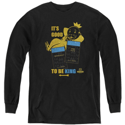 Monopoly It's Good To Be King - Youth Long Sleeve T-Shirt Youth Long Sleeve T-Shirt Monopoly   