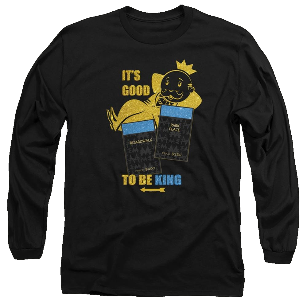 Monopoly Its Good To Be King No Logo - Men's Long Sleeve T-Shirt Men's Long Sleeve T-Shirt Monopoly   