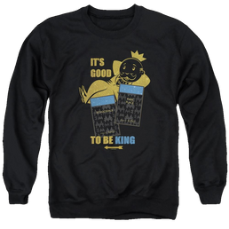 Monopoly It's Good To Be King No Logo - Men's Crewneck Sweatshirt Men's Crewneck Sweatshirt Monopoly   