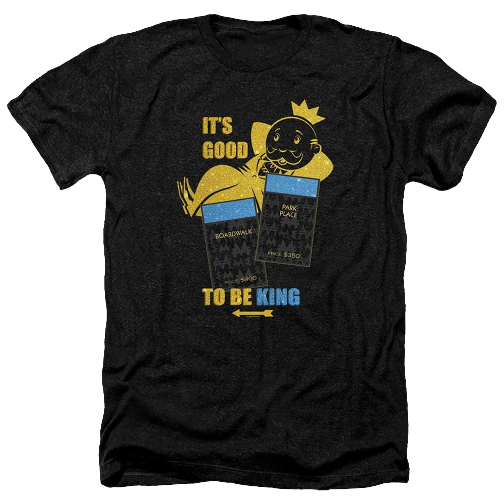 Monopoly Its Good To Be King No Logo - Men's Heather T-Shirt Men's Heather T-Shirt Monopoly   