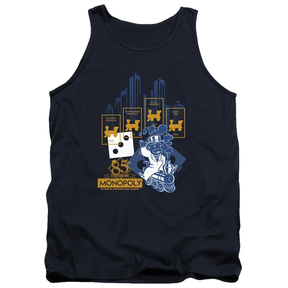 Monopoly The True Railroad Tycoon - Men's Tank Top Men's Tank Monopoly   