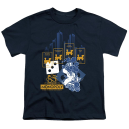Monopoly The True Railroad Tycoon - Youth T-Shirt Youth T-Shirt (Ages 8-12) Monopoly   
