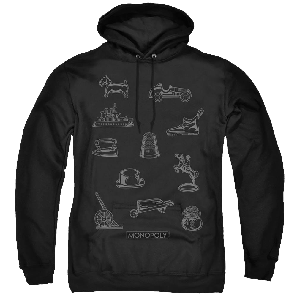 Monopoly Token - Pullover Hoodie Pullover Hoodie Monopoly   