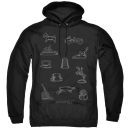 Monopoly Token - Pullover Hoodie Pullover Hoodie Monopoly   