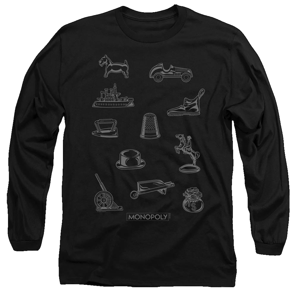 Monopoly Token - Men's Long Sleeve T-Shirt Men's Long Sleeve T-Shirt Monopoly   